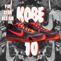 Nike Kobe X Bright Crimson ❤️